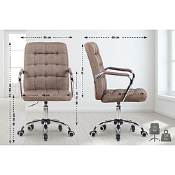 Non Chaise de bureau tissu Terni