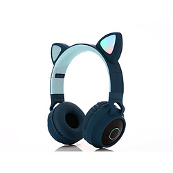 Universal Mignon Cat Oreau LED LED Éclairable Casque Bluetooth sans fil sans fil 