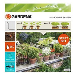 Kit Micro-Drip system pour plantes pots avec programmateur GARDENA 13004-26