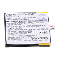 vhbw Li-Polymère batterie 3000mAh (3.8V) pour téléphone portable mobil smartphone comme Acer BAT-P10(1ICP5/61/73), KT.00106.001, PGF506173HT 