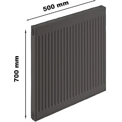 Radiateur eau chaude Acier Blanc Type 22 IHC Chauffage central DE DIETRICH pas cher