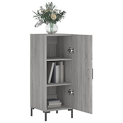 Acheter Maison Chic Buffet,Meuble de Rangement,commode pour salon,Cuisine Sonoma gris 34,5x34x90 cm Bois d'ingénierie -MN61886