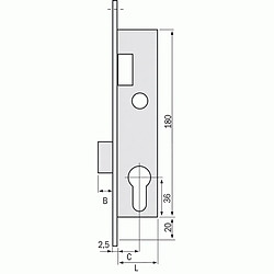 Cylindre de porte