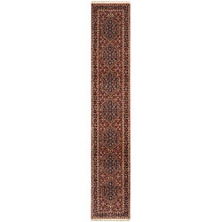 Vidal Tapis de couloir en laine 355x62 noir Bidjar