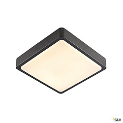 Applique et plafonnier extérieur SLV AINOS, carré, anthracite, LED, 17W, 3000K/4000K, IP65 