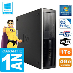 PC HP Compaq 8300 SFF Intel G850 Ram 4Go Disque 1 To Graveur DVD Wifi W7 · Occasion 