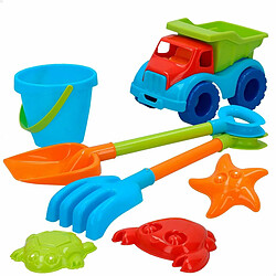 Color Baby Set de jouets de plage Colorbaby 18 cm Camion 7 Pièces 