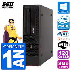 PC Fujitsu Esprimo E910 DT Intel G630 RAM 8Go SSD 120Go Windows 10 Wifi - Occasion