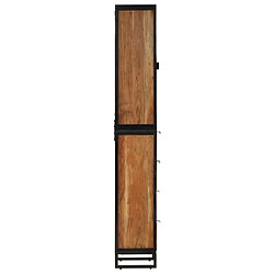 Avis vidaXL Armoire de salle de bain 40x27x190 cm bois massif d'acacia