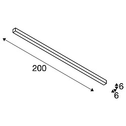 Acheter Plafonnier intérieur SLV Q-LINE®, 2m, blanc, LED, 93W, 4000K, variable