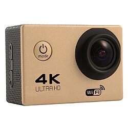 Yonis Caméra sport waterproof + SD 16Go Caméra Sport Étanche Wifi 4K Slow Motion 16Mp Grand Angle 170° Vidéo Embarqué Or + SD 16Go YONIS