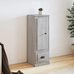 Maison Chic Buffet,Meuble de Rangement,commode pour salon,Cuisine sonoma gris 36x35,5x103,5 cm bois d'ingénierie -MN67825