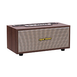 Avis Marlone Enceinte Bluetooth 5.0 Portable Modèle Chicago 8W en Bois de Hêtre Marron