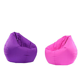 2x Grande Housse De Sac D'haricot Rembourré Imperméable à L'eau De Couverture de pouf imperméable