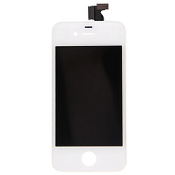 Wewoo Pour iPhone 4 LCD + blanc Frame + Touch Pad Digitizer Assemblée pièce détachée 3 en 1