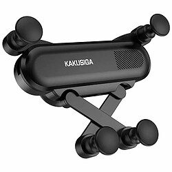 iKaku KSC-263 Support de téléphone universel pour voiture à gravité sur support pneumatique Noir 