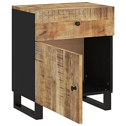 Acheter Maison Chic Table de chevet,Table de nuit,Table d'appoint pour salon 50x33x60 cm Bois de manguier et d'ingénierie -MN96410