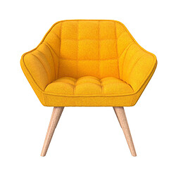 Rendez Vous Deco Fauteuil Simba jaune