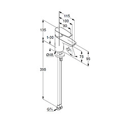 Avis Mitigeur de lavabo Kludi Pure & Solid 75 Chromé