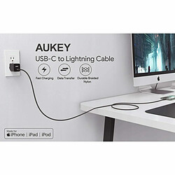 Câble Lightning Aukey CB-CL03 2 m pas cher