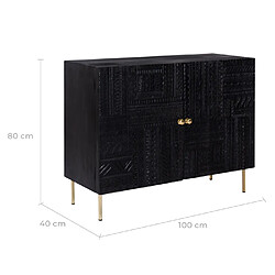 Rendez Vous Deco Commode Chimane noire