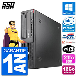 PC Fujitsu Esprimo E920 DT Intel G3220 RAM 16Go SSD 2To Windows 10 Wifi · Occasion 