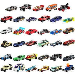 Hot Wheels Coffret 36 véhicules pour enfant de petites voitures miniatures