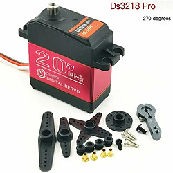 DS3218 PRO 6V 20KG Servomoteur avec cames 25T pour camion robotique Baja Car Modèle 1/10 (180 degrés)