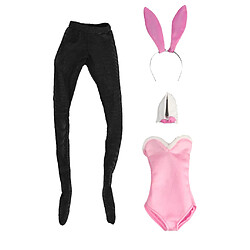 Vêtement pour Poupée 12'' Action Figure Femme Bunny Girl Rose Jeux et Jouets