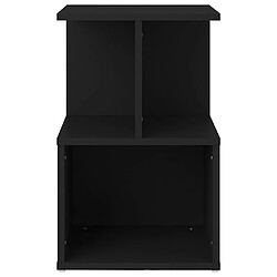 Avis vidaXL Tables de chevet 2 pcs noir 35x35x55 cm bois d'ingénierie