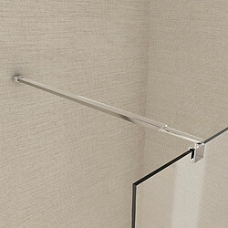 EMKE Barre de fixation pour douche à l'italienne 700-1200mm barre de stabilisation réglable pour verre 8-10mm pas cher