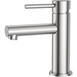 Cecipa max Robinet pour Lavabo Brossé, Mitigeur pour Lavabo de Salle de Bain, Robinet pour Lavabo de Salle de Bain Eau Froide et Chaude,EU Modèle