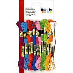 Artemio 12 fils coton multicolores x 8 m - Eté