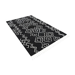 Hadorn Tapis shaggy 305x240 noir Frauenfeld Classic pas cher