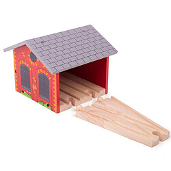 Avis Bigjigs Toys Hangar Pour Deux Locomotives - Train en Bois |