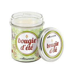 Aromandise Bougie d'été - citronnelle & géranium - 30h