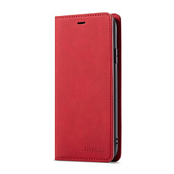 Etui en PU rouge pour votre Apple iPhone XR 6.1 inch