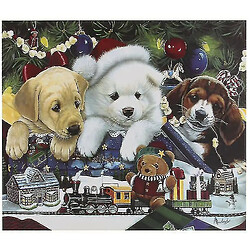 Universal Puzzle chiot de noel puzzle unique forme puzzle image adulte enfant jouet cadeau