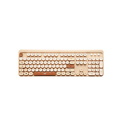 WE POP Pack clavier + souris sans fil: coloris Beige/Crème - Connexion 2.4Ghz - avec pavé numérique - piles incluses