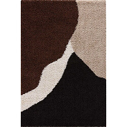 Jardindeco Tapis intérieur en polypropylène Vivara 1060 marron 160 x 230 cm. Tapis intérieur en polypropylène Vivara 1060 marron 160 x 230 cm