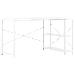 Maison Chic Bureau d'ordinateur solide,Table de travail Blanc 120 x 72 x 70 cm -GKD44896