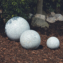 Jardinex Boule déco jardin ... 20 cm - Gris clair