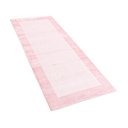 Vidal Tapis de couloir en laine 193x79 rose Darya