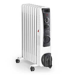 Trotec Radiateur bain d'huile TRH 22 E chauffage d'appoint chauffage électrique mobile portable