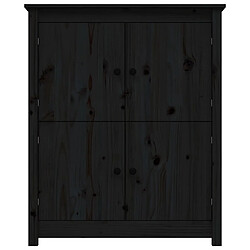 Acheter vidaXL Buffet Noir 83x41,5x100 cm Bois massif de pin