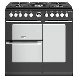 Piano de cuisson gaz 175l 5 feux noir - STERS90DFBL - STOVES