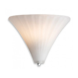 Luminaire Center Applique murale Dawn verre blanc opale 1 ampoule 17cm