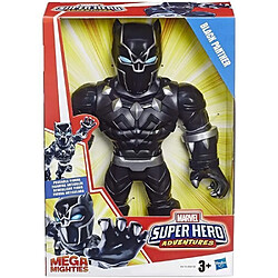 Playskool Heroes Marvel Super Hero Adventures Mega Mighties - Figurine Black Panther - 25 cm - Jouet enfants 