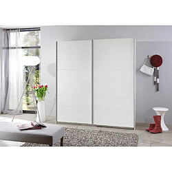 Inside 75 Armoire de rangement AUDE portes coulissantes 179 cm blanc mat