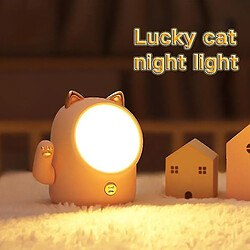 Avis Universal Lumière tactile dimmable USB rechargeable Lucky Cat lumière rouge(Rouge)